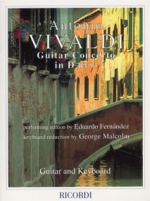 Vivaldi: Concerto FXII/15 (RV93) in D major for Guitar published by Ricordi